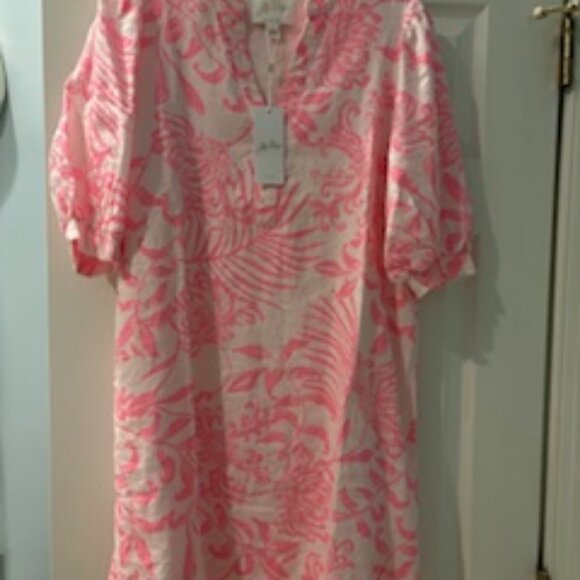 Lilly Pulitzer Dresses & Skirts - Lilly Pulitzer NWT Maleigh Dress, Rousseau Pink Glisten in the Sun, Size 6